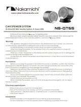 Nakamichi NS-QT65 User manual