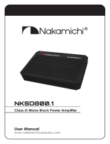 Nakamichi NKSD800.1 User manual