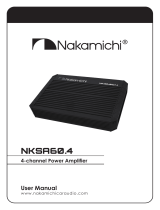 Nakamichi NKSA60.4 User manual