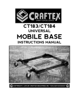 Craftex CT184 Owner's manual