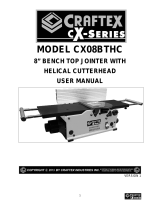 Craftex CX Series CX08BTHC Owner's manual