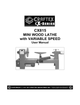 Craftex CX Series CX815 Owner's manual