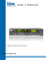 Listen Technologies NOT FLJ LT-800-072 User manual