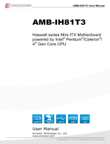 Acrosser Technology AMB-IH81T3 Owner's manual