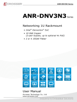 Acrosser Technology ANR-DNV3N3 1U Owner's manual