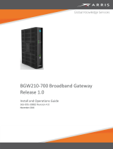 Arris Broadband Gateway User manual