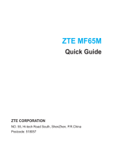 ZTE MF65M Owner's manual