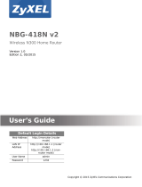 ZyXEL NBG-418N v2 Owner's manual