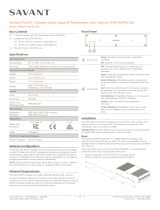 Savant PAV-AIM7C-10 Reference guide