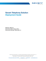 Savant TEL-PASPWR-00 Deployment Guide