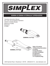 SimplexS2000A, S3000A Spreaders - 54486 B