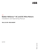 Baldor-Reliance AC and DC Mine Motors Owner's manual