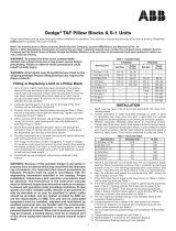 Dodge TAF Pillow Blocks & S-1 Units Owner's manual