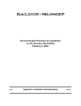 Baldor-RelianceEC Directive Supplement