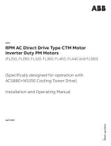 Baldor-RelianceRPM AC Direct Drive Type CTM Motor Cooling Tower Inverter Duty PM Motors (FL250, FL280, FL320, FL360, FL400, FL440 and FL580)