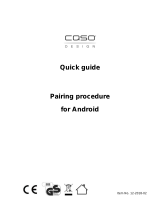 Caso WineExclusive 180 Smart Operating instructions