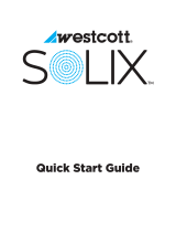 Westcott Solix Daylight 1-Light Compact Kit Operating instructions