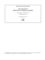 Roger CPR32-SE v.3.0 Network Controller User manual