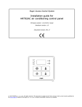 Roger HRT82AC Installation guide