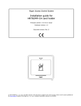 Roger HRT82MF-CH Installation guide