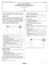 Roger MCT86M-IO-CH-HR Installation guide