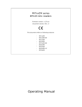 Roger PRTxxEM Series Readers Operating instructions