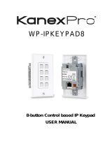 KanexPro WP-IPKEYPAD8 User manual