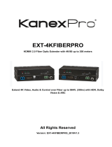 KanexPro EXT-4KFIBERPRO User manual
