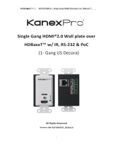 KanexPro WP-EXTHDBTKIT User manual