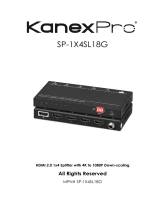 KanexPro SP-1X4SL18G User manual