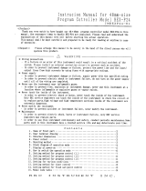 RKC INSTRUMENT REX-P24 User manual