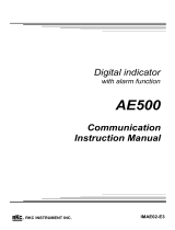 RKC INSTRUMENT AE500 Communication Instruction Manual