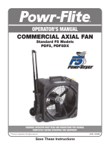 Power-Flite Powr-Dryer Standard F5 Series Owner's manual