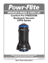 Powr-Flite CPF6S-6P Comfort Pro Owner's manual