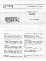 Electro-Voice 797-10 Operating instructions