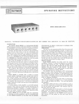 Electro-Voice 808-60 Operating instructions