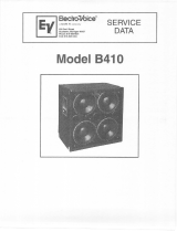 Electro-Voice B-410 Owner's manual