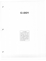 Electro-Voice C-201 Owner's manual