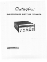 Electro-Voice EV 1244X Electronics Owner's manual