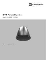 Electro-Voice EVID Pendant Speaker Installation guide