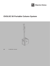 Electro-Voice EVOLVE 50 Portable Column System Installation guide