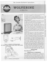 Electro-Voice Loraine Enclosure Operating instructions