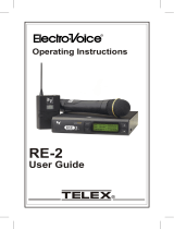 Electro-Voice RE-2 Operating Instructions Manual