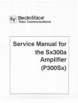 Electro-Voice Sx300a Owner's manual