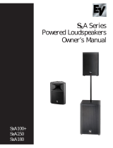 Electro-Voice SxA100+ Owner's manual