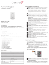 Control 4 C4-KA Series Installation guide