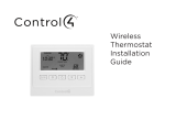 Control4 Wireless Thermostat V2 Installation guide