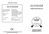 Musical Fidelity X-TONE User manual
