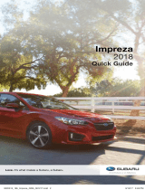 Subaru 2018 Impreza Quick start guide
