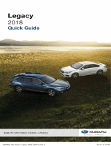 Subaru 2018 Legacy Reference guide